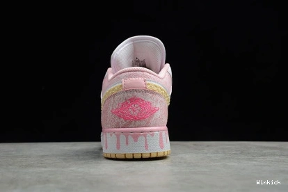 CW7104-601 DRIP (GS) JORDAN LOW AIR 1 PAINT  0805
